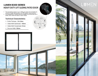 B300 Series Sliding Door